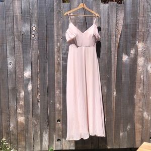 Birdy Grey DEVIN Bridesmaid Dress in Blush Pink
